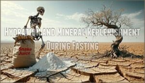 hydration and mineral replenishment during fasting
