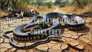 impact of climate change on snake prey