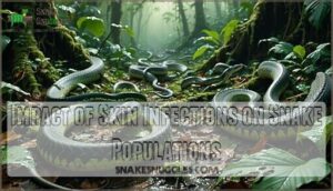 impact of skin infections on snake populations