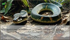 impact on wild snake populations