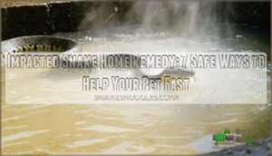 impacted snake home remedy