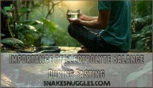 importance of electrolyte balance during fasting