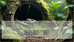 importance of hiding places for snakes