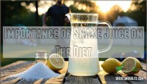 importance of snake juice on the diet