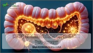 increased glucose transporter activity post-surgery increased glucose transporter activity post-surgery