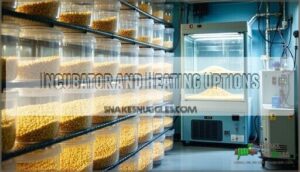 incubator and heating options