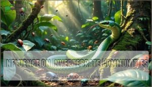 influence on invertebrate communities