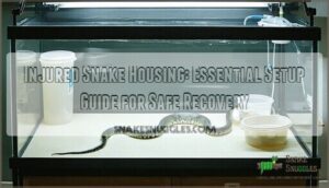 injured snake housing
