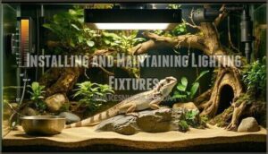 installing and maintaining lighting fixtures