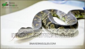 iridovirus symptoms in snakes