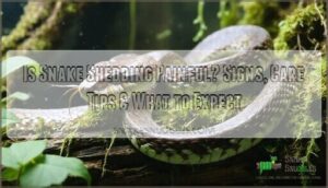 is snake shedding painful process