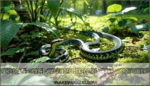landscape-scale covariates affecting snake distributions