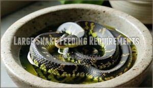 large snake feeding requirements