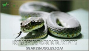 lethargy and reduced activity