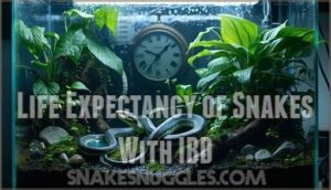 life expectancy of snakes with ibd