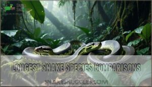 longest snake species comparisons