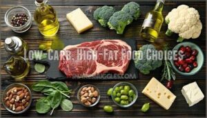 low-carb, high-fat food choices
