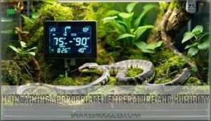 maintaining appropriate temperature and humidity