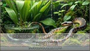 maintaining proper humidity and temperature