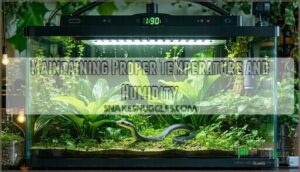maintaining proper temperature and humidity