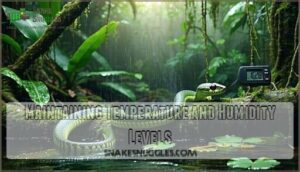 maintaining temperature and humidity levels