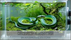 managing dysecdysis