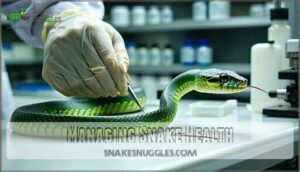 managing snake health