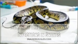 managing the risks of viral infections in snakes