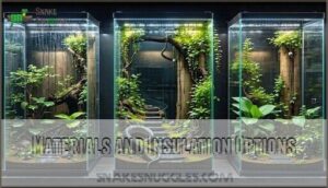 materials and insulation options