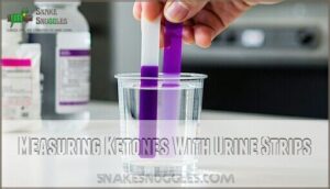 measuring ketones with urine strips