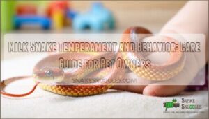 milk snake temperament and behavior