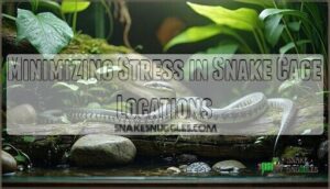 minimizing stress in snake cage locations