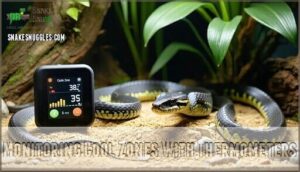 monitoring cool zones with thermometers