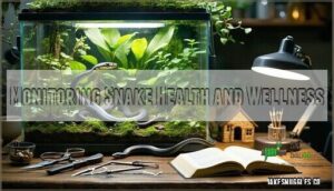 monitoring snake health and wellness