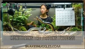 monitoring the feeding process