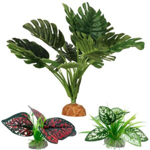 Moonorange Reptile Artificial Plants, Terrarium B0CN6MV26X