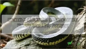 my snake has a bacterial infection