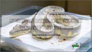 my snake has a fungal infection