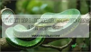 my snake has a respiratory condition my snake has a respiratory condition