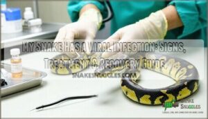 my snake has a viral infection