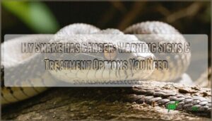 my snake has cancer