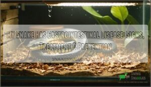 my snake has gastrointestinal disease