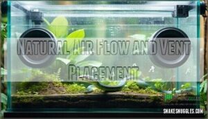 natural air flow and vent placement