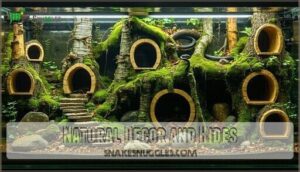 natural decor and hides