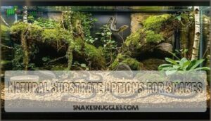 natural substrate options for snakes
