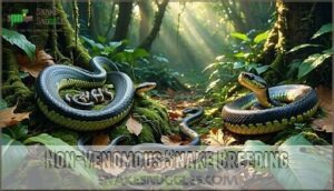 non-venomous snake breeding