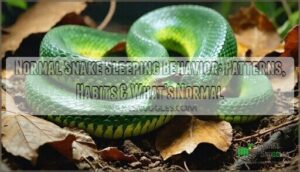 normal snake sleeping behavior