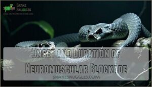 onset and duration of neuromuscular blockade
