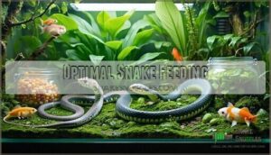 optimal snake feeding