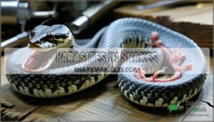 parasites in snakes